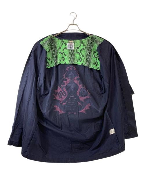 WACKO MARIA（ワコマリア）WACKO MARIA (ワコマリア) WOLF'S HEAD (ウルフズヘッド) Hanten Jacket ブラック サイズ:Ｌ　の古着・服飾アイテム