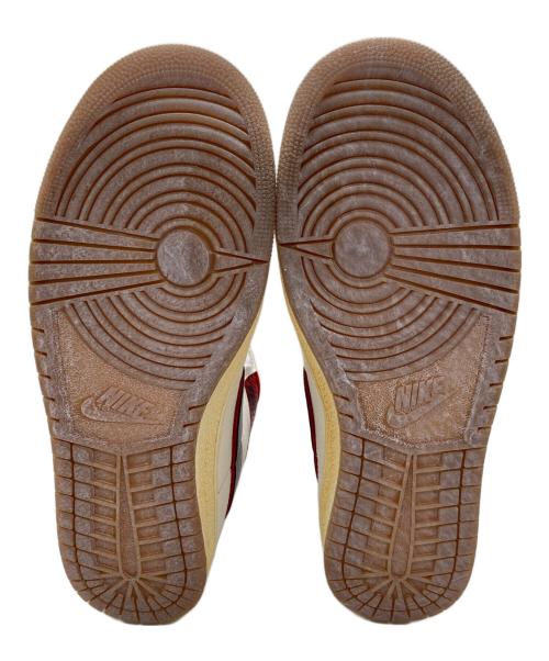 NIKE（ナイキ）NIKE (ナイキ) AWAKE (アウェイク) ハイカットスニーカー ホワイト×レッド サイズ:29cm 未使用品の古着・服飾アイテム