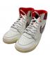 NIKE（ナイキ）の古着「ハイカットスニーカー」｜ホワイト×レッド
