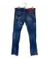 DSQUARED2 (ディースクエアード) TIDY BIKER ダメージ加工 スキニーデニムパンツ インディゴ サイズ:48：13000円
