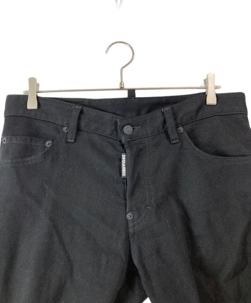 DSQUARED2（ディースクエアード）DSQUARED2 (ディースクエアード) Sexy Twist Jeans/セクシーツイストジーンズ ブラック サイズ:48の古着・服飾アイテム