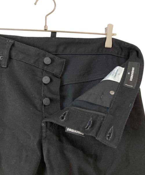 DSQUARED2（ディースクエアード）DSQUARED2 (ディースクエアード) Sexy Twist Jeans/セクシーツイストジーンズ ブラック サイズ:48の古着・服飾アイテム