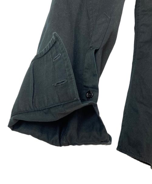 GUCCI（グッチ）GUCCI (グッチ) 長袖エポレットシャツ ブラック サイズ:38/15の古着・服飾アイテム