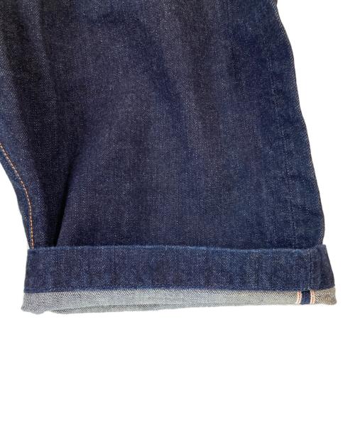 EVISU（エヴィス）EVISU (エヴィス) 濃紺カモメデニムハーフパンツ/7001 インディゴ サイズ:34の古着・服飾アイテム
