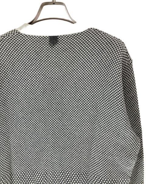 BROOKS BROTHERS BLACK FLEECE（ブルックスブラザーズ ブラックフリース）BROOKS BROTHERS BLACK FLEECE (ブルックスブラザーズ ブラックフリース) カシミア混 トリコロールストライプカーディガン グレー サイズ:BB2の古着・服飾アイテム
