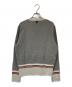 BROOKS BROTHERS BLACK FLEECE (ブルックスブラザーズ ブラックフリース) カシミア混 トリコロールストライプカーディガン グレー サイズ:BB2：10000円