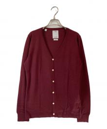 VISVIM（ビズビム）の古着「ニットカーディガン/SELMER CARDIGAN KUBA」｜パープル