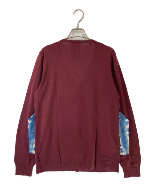 VISVIM（ビズビム）VISVIM (ビズビム) ニットカーディガン/SELMER CARDIGAN KUBA パープル サイズ:2の古着・服飾アイテム