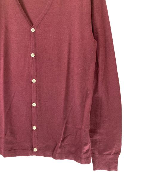 VISVIM（ビズビム）VISVIM (ビズビム) ニットカーディガン/SELMER CARDIGAN KUBA パープル サイズ:2の古着・服飾アイテム