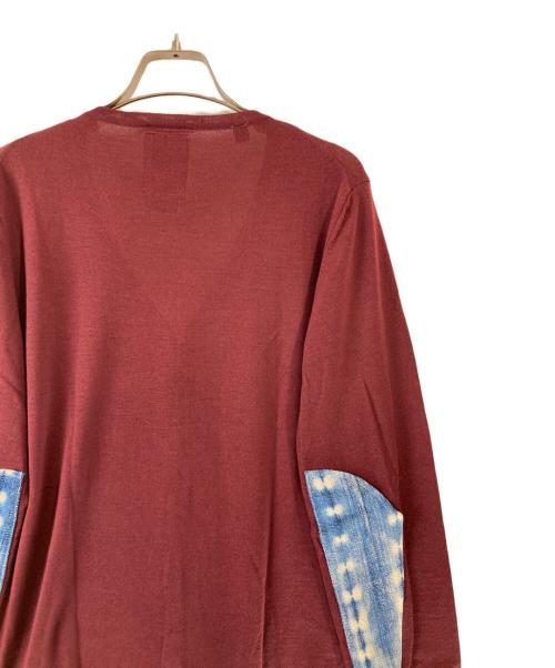 VISVIM（ビズビム）VISVIM (ビズビム) ニットカーディガン/SELMER CARDIGAN KUBA パープル サイズ:2の古着・服飾アイテム