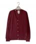 VISVIM（ビズビム）の古着「ニットカーディガン/SELMER CARDIGAN KUBA」｜パープル