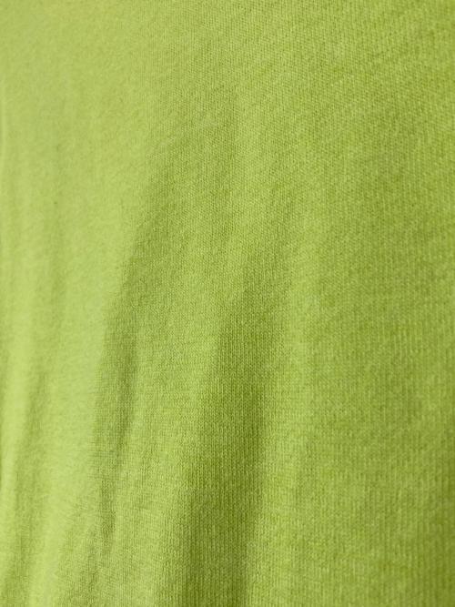 Maison Margiela 14（メゾンマルジェラ 14）Maison Margiela 14 (メゾンマルジェラ 14) 14ss スエードエルボーパッチカーディガン ライムイエロー サイズ:Lの古着・服飾アイテム