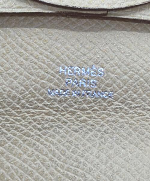 HERMES（エルメス）HERMES (エルメス) バスティアコインケース イエローの古着・服飾アイテム