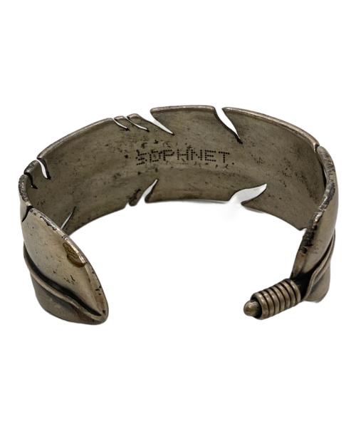 SOPHNET.（ソフネット）SOPHNET. (ソフネット) フェザーバングル シルバーの古着・服飾アイテム