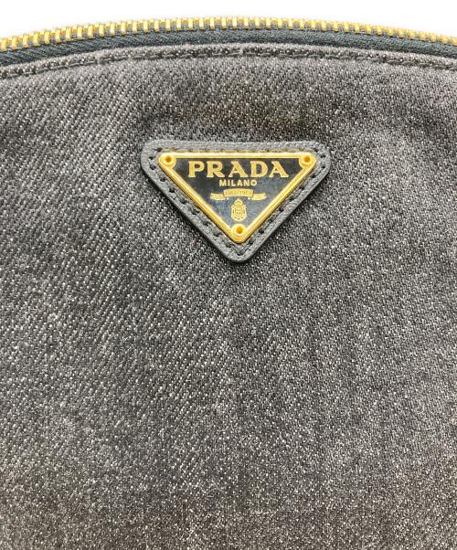 PRADA（プラダ）PRADA (プラダ) カナパ/コスメポーチ ブラックの古着・服飾アイテム