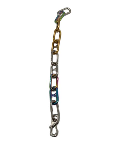 LOUIS VUITTON（ルイ ヴィトン）LOUIS VUITTON (ルイ ヴィトン) ブラスレ・シグネチャー チェーン ブレスレット マルチカラー(レインボー)の古着・服飾アイテム