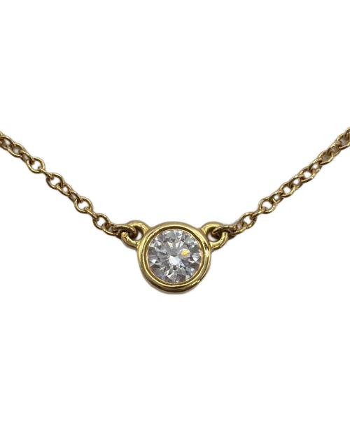 TIFFANY & Co.（ティファニー）Tiffany & Co. (ティファニー) ダイヤモンド バイ ザ ヤード™ シングル ダイヤモンド ペンダント イエロー×ゴールドの古着・服飾アイテム
