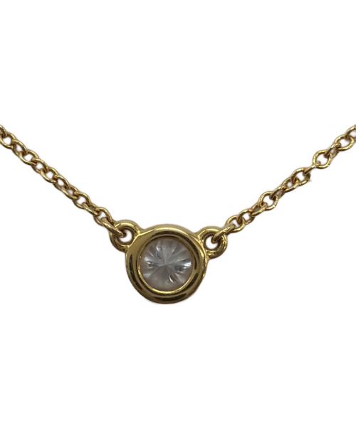 TIFFANY & Co.（ティファニー）Tiffany & Co. (ティファニー) ダイヤモンド バイ ザ ヤード™ シングル ダイヤモンド ペンダント イエロー×ゴールドの古着・服飾アイテム