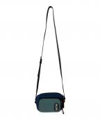 COACHコーチ）の古着「バイカラーミニショルダーバッグ」｜ブルー
