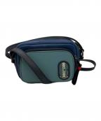 COACHコーチ）の古着「バイカラーミニショルダーバッグ」｜ブルー