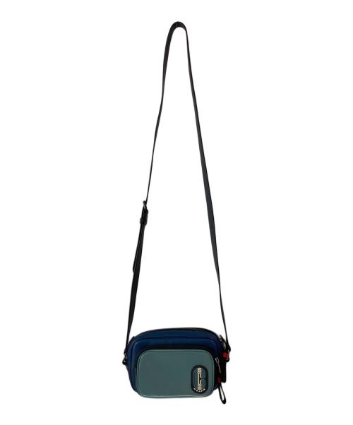 COACH（コーチ）COACH (コーチ) バイカラーミニショルダーバッグ ブルーの古着・服飾アイテム