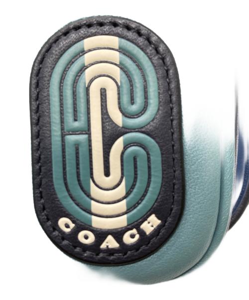 COACH（コーチ）COACH (コーチ) バイカラーミニショルダーバッグ ブルーの古着・服飾アイテム
