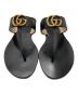 GUCCI (グッチ) GGマーモント サンダル ブラック サイズ:38：18000円