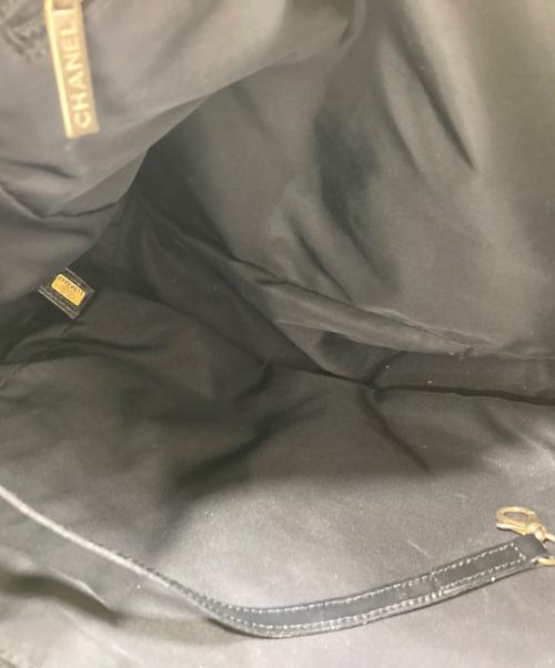 CHANEL（シャネル）CHANEL (シャネル) ニュートラベルラインMMトートバッグ ブラックの古着・服飾アイテム