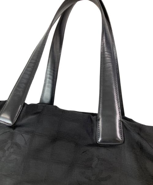 CHANEL（シャネル）CHANEL (シャネル) ニュートラベルラインMMトートバッグ ブラックの古着・服飾アイテム