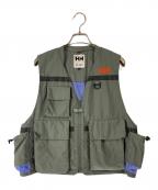 BEAMS×HELLY HANSENビームス×ヘリーハンセン）の古着「別注 HH Angler Vest」｜グリーン