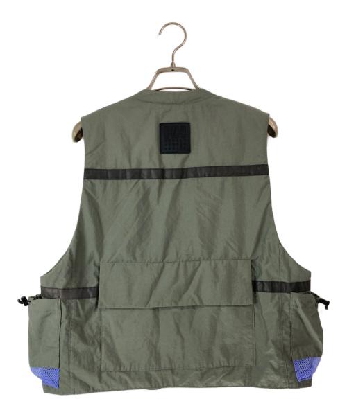 BEAMS（ビームス）BEAMS (ビームス) HELLY HANSEN (ヘリーハンセン) 別注 HH Angler Vest グリーン サイズ:Sの古着・服飾アイテム