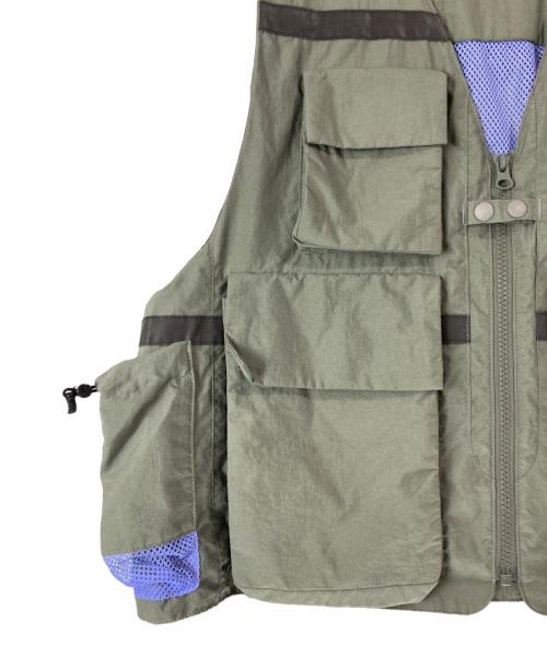 BEAMS（ビームス）BEAMS (ビームス) HELLY HANSEN (ヘリーハンセン) 別注 HH Angler Vest グリーン サイズ:Sの古着・服飾アイテム