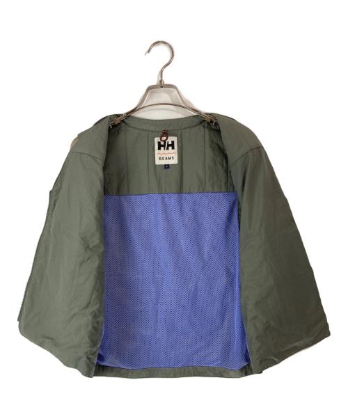 BEAMS（ビームス）BEAMS (ビームス) HELLY HANSEN (ヘリーハンセン) 別注 HH Angler Vest グリーン サイズ:Sの古着・服飾アイテム