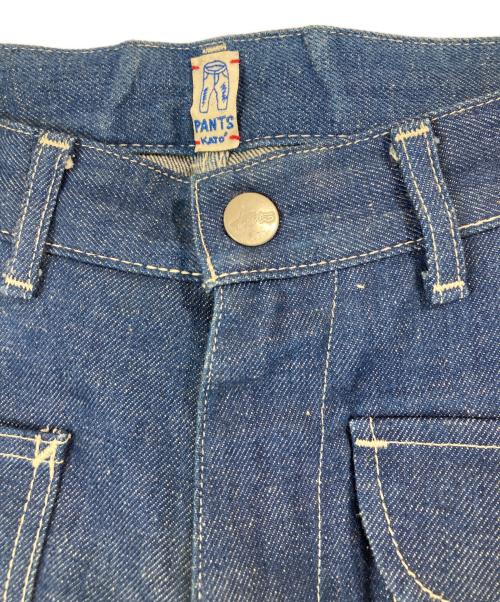 KATO'（カトー）KATO' (カトー) ブッシュパンツ インディゴ サイズ:Sの古着・服飾アイテム