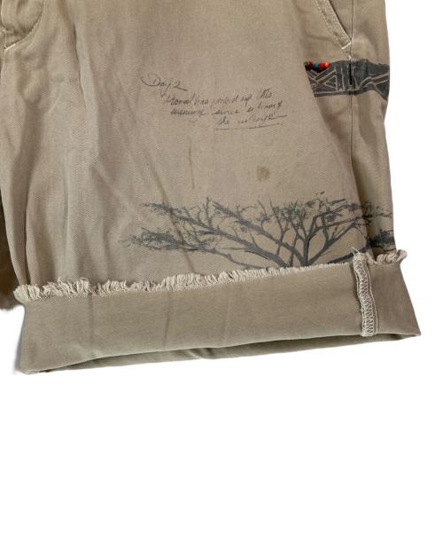 POLO RALPH LAUREN（ポロ・ラルフローレン）POLO RALPH LAUREN (ポロ・ラルフローレン) サファリプリントチノハーフショーツ ベージュ サイズ:38の古着・服飾アイテム