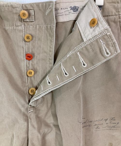 POLO RALPH LAUREN（ポロ・ラルフローレン）POLO RALPH LAUREN (ポロ・ラルフローレン) サファリプリントチノハーフショーツ ベージュ サイズ:38の古着・服飾アイテム