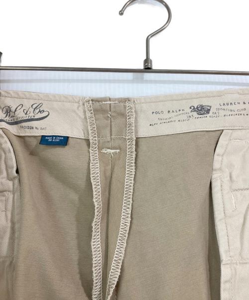 POLO RALPH LAUREN（ポロ・ラルフローレン）POLO RALPH LAUREN (ポロ・ラルフローレン) サファリプリントチノハーフショーツ ベージュ サイズ:38の古着・服飾アイテム