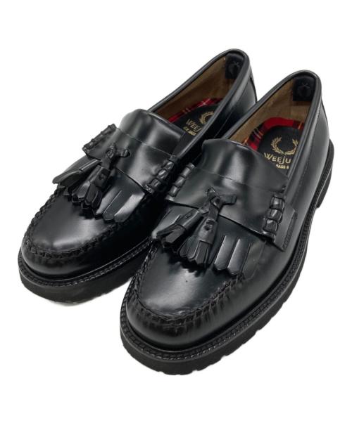 G.H.BASS&CO.（ジー・エイチ・バス）G.H.BASS&CO. (ジー・エイチ・バス) FRED PERRY (フレッドペリー) タッセルローファー ブラック サイズ:SIZE 41の古着・服飾アイテム