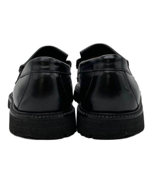 G.H.BASS&CO.（ジー・エイチ・バス）G.H.BASS&CO. (ジー・エイチ・バス) FRED PERRY (フレッドペリー) タッセルローファー ブラック サイズ:SIZE 41の古着・服飾アイテム