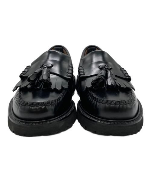 G.H.BASS&CO.（ジー・エイチ・バス）G.H.BASS&CO. (ジー・エイチ・バス) FRED PERRY (フレッドペリー) タッセルローファー ブラック サイズ:SIZE 41の古着・服飾アイテム