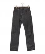LEVI'Sリーバイス）の古着「150周年記念501ブラックデニムパンツ」｜グレー