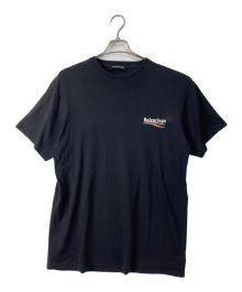 BALENCIAGA（バレンシアガ）の古着「キャンペーンロゴTシャツ」｜ブラック
