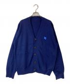 ADER errorアーダーエラー）の古着「ニットカーディガン　」｜ブルー