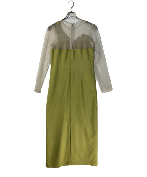 Ameri（アメリ）Ameri (アメリ) UND RENEE CUTWORK DRESS グリーン サイズ:Ｍの古着・服飾アイテム