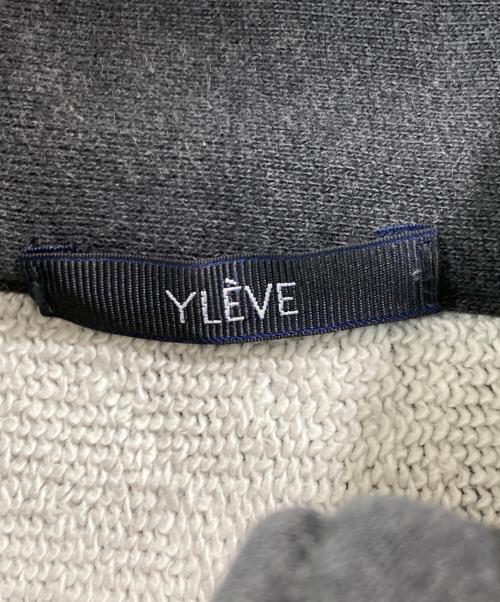 YLEVE（イレーヴ）YLEVE (イレーヴ) HEAVY WEIGHT FLEECE BLEACH SNAP PULLOVER グレー サイズ:5の古着・服飾アイテム