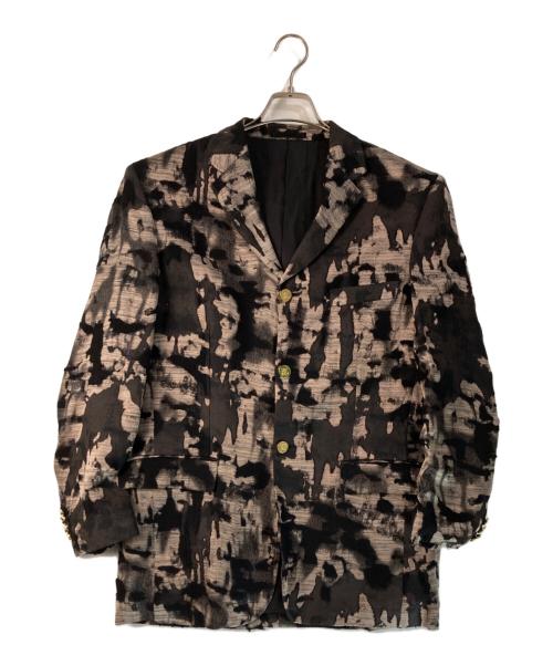 PAUL SMITH（ポールスミス）PAUL SMITH (ポールスミス) ジャガード金釦ジャケットセットアップ ブラウン サイズ:Ｌ　の古着・服飾アイテム