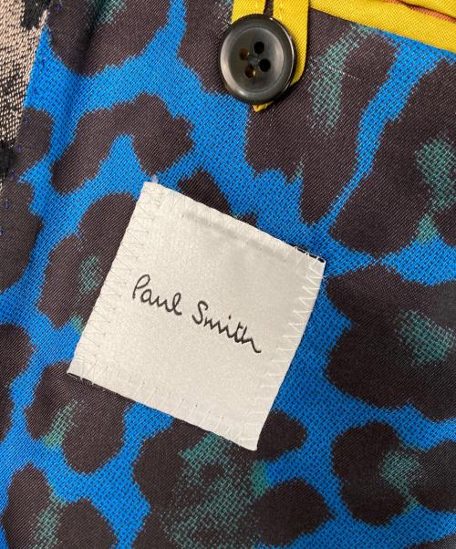PAUL SMITH（ポールスミス）PAUL SMITH (ポールスミス) ジャガード金釦ジャケットセットアップ ブラウン サイズ:Ｌ　の古着・服飾アイテム