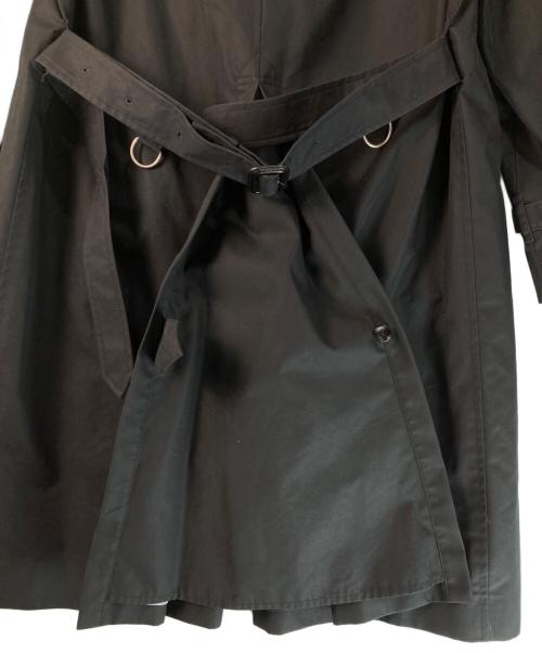 GUCCI（グッチ）GUCCI (グッチ) 花柄トレンチコート ブラック サイズ:48の古着・服飾アイテム