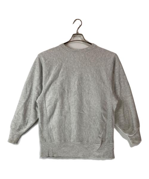 Champion（チャンピオン）Champion (チャンピオン) カレッジロゴプリントリバースウィーブスウェット グレー サイズ:LARGEの古着・服飾アイテム