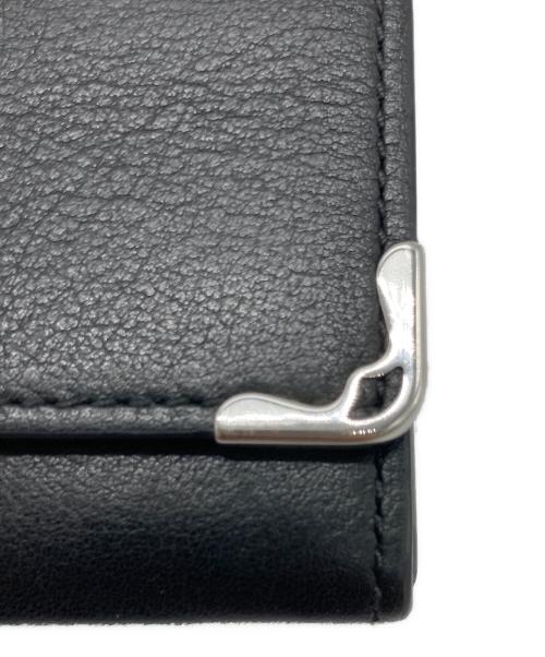 Cartier（カルティエ）Cartier (カルティエ) マストライン スクエアコインケース ボルドー×ブラックの古着・服飾アイテム